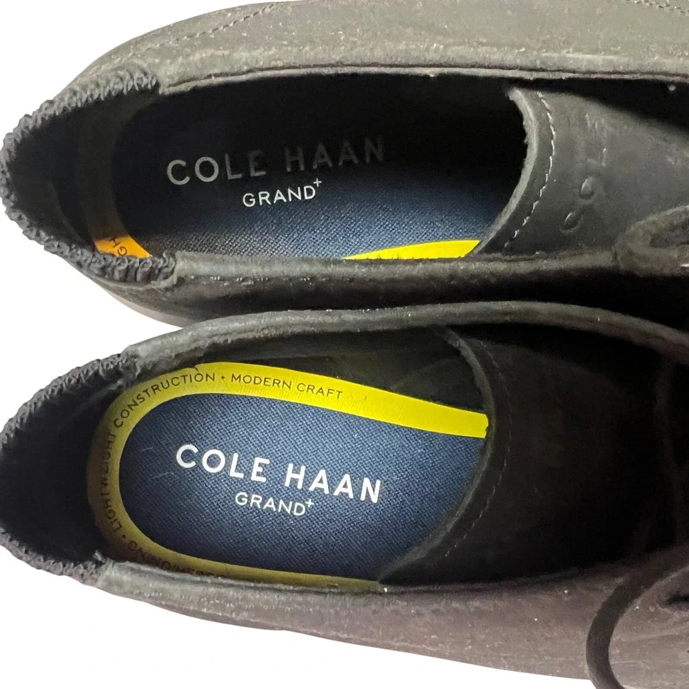 Cole Haan Grand Modern Craft Chukka Boots Black Leather Men's‎ Size 11 M